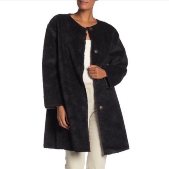 Tahari Jackets & Blazers - Tahari Faux Fur Jacket Dark Kohl Womens Medium